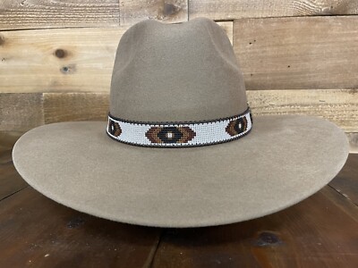 Genuine 100% Fine Wool Western Triangle Crown Hat Tucson 2000BSH