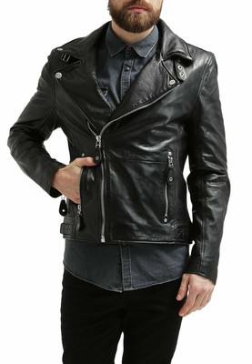 Zalando Lederjacke Weich Samsøe Samsøe JACKET Lederjacke Dark