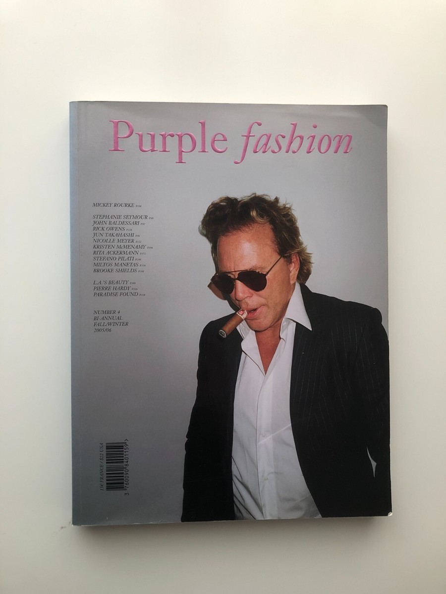 Purple Fashion magazine (Rick Owens) Hedi Slimane 