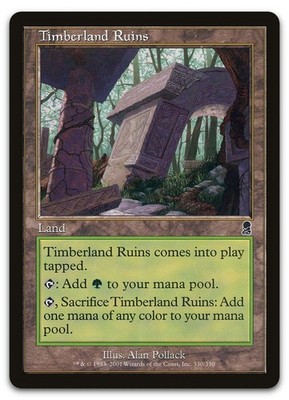 Timberland Ruins #330 (NM) Odyssey ODY Magic MTG