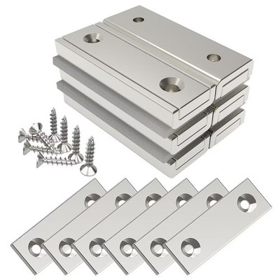 6 Stück Rechteckmagnete, 20 kg Kraft für den Hausgebrauch