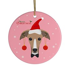 Dog Themed Christmas Ornaments Greyhound Christmas Ornament 