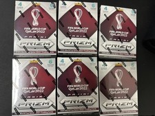 (6) 2022 Panini Prizm FIFA World Cup Soccer EXCLUSIVE Factory Sealed Blaster Box