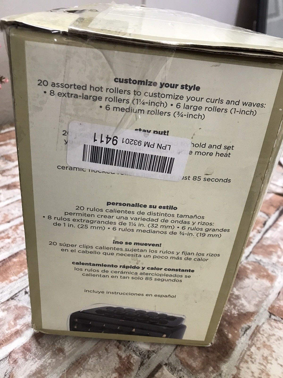 Conair Infiniti Pro 20 Assorted Hot Rollers For Your Curles and Waves Open Box