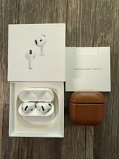 Apple AirPods 4 ANC with USB-C Charging Case  Leather Bullstrap Case -4th Gen