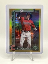 Kyle Manzardo, Big Apple Fanatics Fest Exclusive, 2025 Topps gold /50 Guardians
