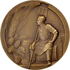[#68723] Francja, Medal, Piąta Republika Francuska, Biznes i przemysł, AU(50-53)