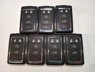 LOT OF 7 OEM JEEP SMART KEY FOB REMOTES 2BAHD-KFW1 5 BUTTONS