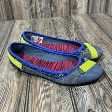 Puma Ballet Flats Puma Sport Lifestyle Bixley Animal Print Shoes Purple Size 8