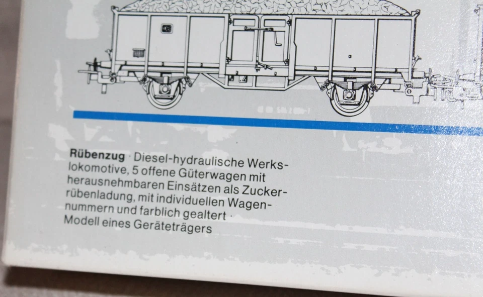 Märklin 2861 Zugpackung "Rübenzug" Diesellok + 5 Güterwagen H0 OVP 128 - Bild 2 von 4