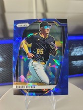 2025 Panini Prizm - Konnor Griffin, Konnor Griffin #199 Blue Ice Prizm (RC)