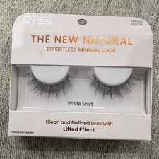 KISS The New Natural Strip Eyelashes White Sh...