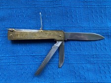 Einzigartiges Gerlach Jagd-Taschenmesser, MESSING, Sammlerzustand