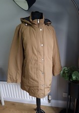 Centigrade QVC Women’s Parka Coat – Size L 14-16 – Camel Tan - New Rrp £90
