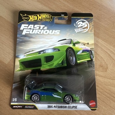 Hot Wheels 95 Mitsubishi Eclipse Fast and Furious Premium Real Riders CHASE
