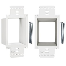 2 Pack Electrical Outlet Box Extender 1 Gang Electrical Box Extender W/ 4 Screws