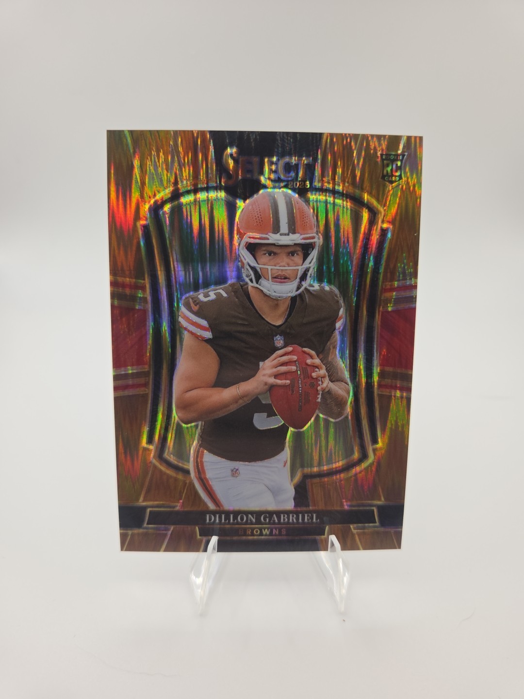 2025 Panini Select Dillon Gabriel RC Bronze Shock Prizm /899 Premier Level