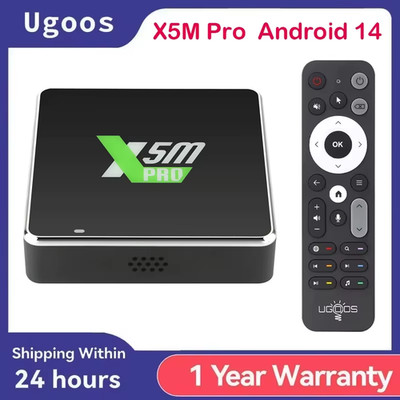 2025 New  X5M Pro Smart TV Box Android 14 Amlogic S905x5m 4GB 32GB WiFi BT5.4 10