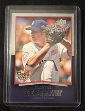 2008 Upper Deck Timeline Clayton Kershaw Rookie Card #98. rookie card picture