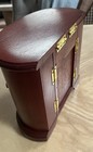 Solid Mahogany Jewelry Box With Gorgeous Heart Pulls. Nice Size. Beautiful Shape — photo 7