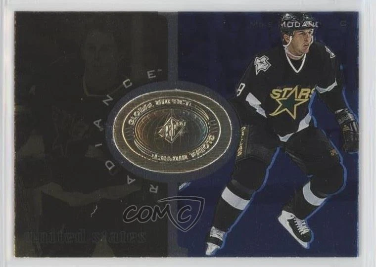 1998-99 SPx Finite Radiance /3475 Mike Modano #109 HOF
