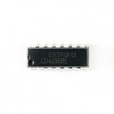 5Pcs CD4016BE IC Chip, DIP-14, CD4016, CMOS Quad Bilateral Switch, Logic