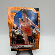 Panini 2024 Prizm WNBA Veronica Burton Connecticut Sun Orange Ice Prizm #35