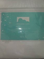 SEALED DreamCare White Twin XL Sheet Set-Flat, Fitted Deep Pocket Bottom,2 Cases