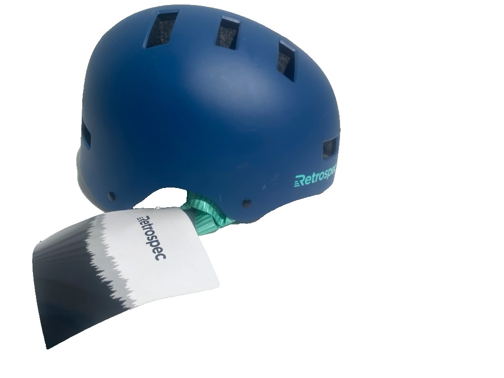 NEW Retrospec Kid's Helmet Navy Blue Boys Unisex Bike Skate 