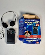 Vintage Whisper 2000 Personal Sound Amplifier WS-2000 New Open Box Tested