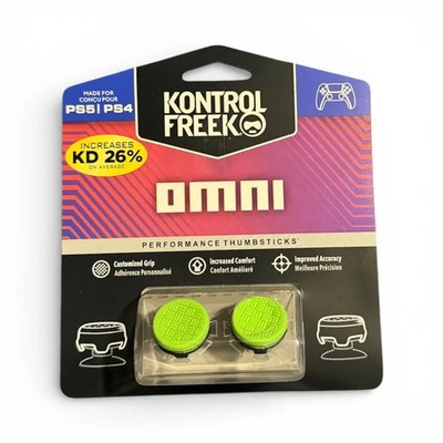 KontrolFreek FPS Thumbsticks for PS4/PS5   Omni Green   Ships Fast