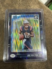 2024 Panini Donruss Optic - Rated Rookie Joe Milton III #255 Purple Shock Prizm