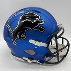 AMON RA ST BROWN SIGNED DETROIT LIONS  F/S SPEED AUTHENTIC HELMET BAS