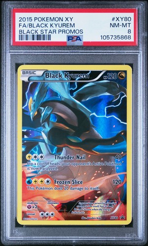 Black Kyurem graded PSA 8 for sale on eBay