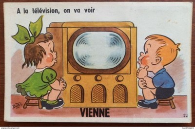 Wien, Isère - Systemkarte - Im Fernsehen, wir werden sehen - CAP-Verlag Nr.2