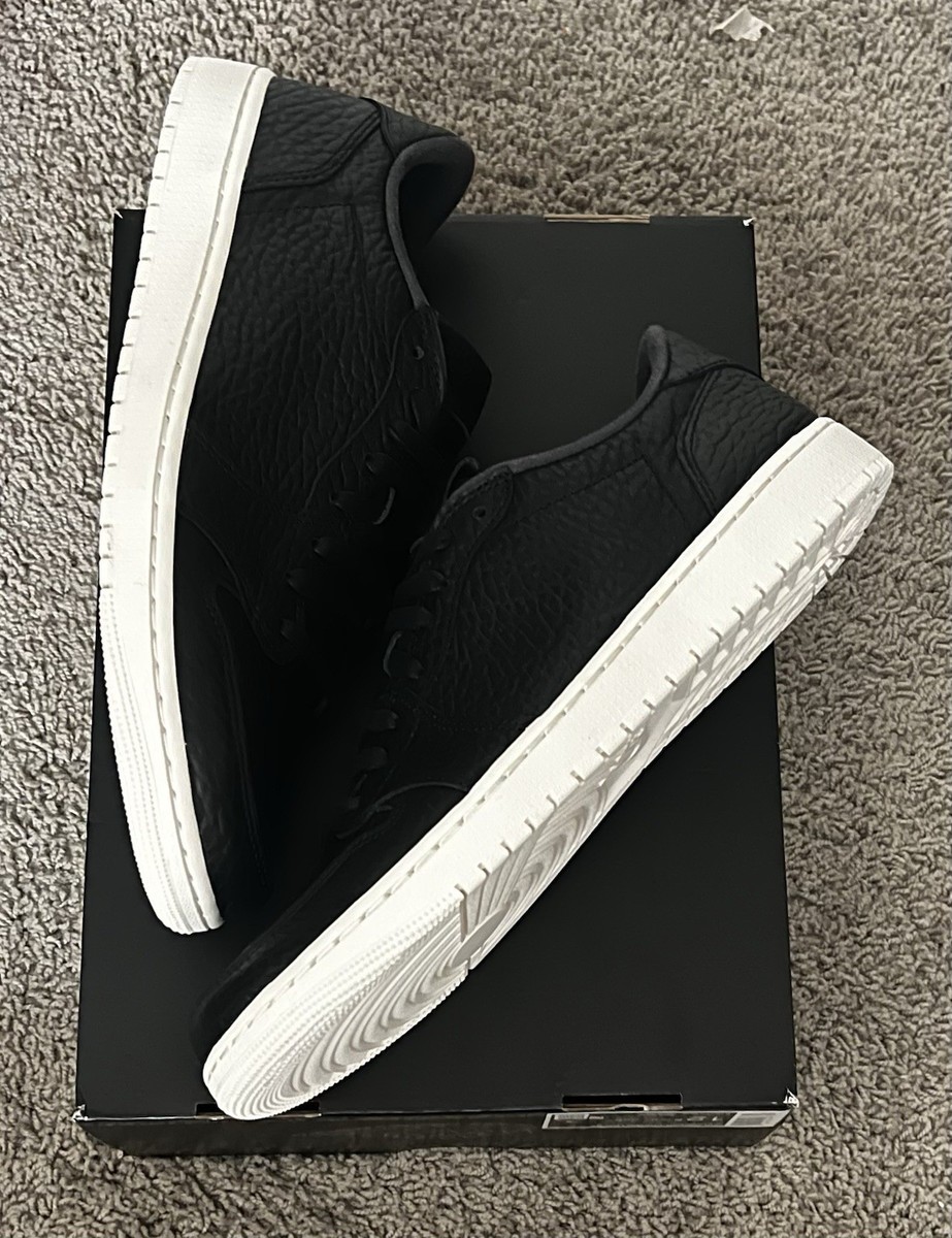 Size 15M- Air Jordan 1 Retro Low Swooshless Black 2025 848775-005