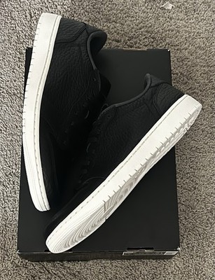 Size 15M- Air Jordan 1 Retro Low Swooshless Black 2025 848775-005