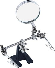Fly Fishing Tying Holding Clips with Magnifying Glass S29OO