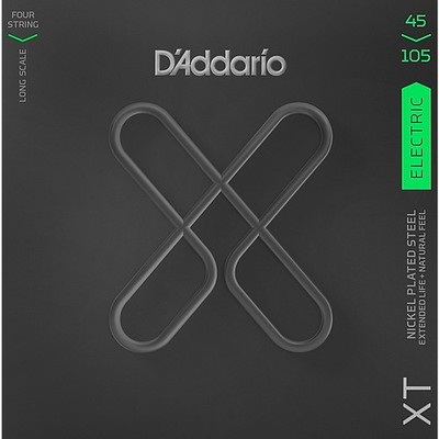 D'Addario XT Electric Bass Coated Nickel, Light TopMed Bottom Long Scale 45105