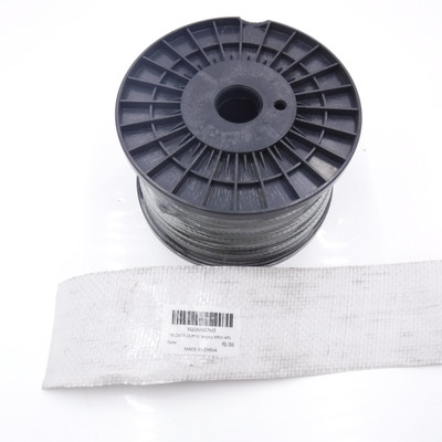 1/8'' x 250' Muzata T316 Black Wire Rope 7x7 Strand WR19 HSL-0849