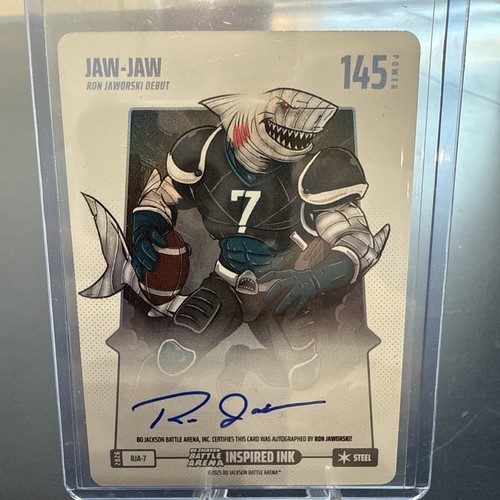 2026 Bo Jackson Battle Arena `Griffey Set` JAW-JAW Steel Auto Debut RJA-7