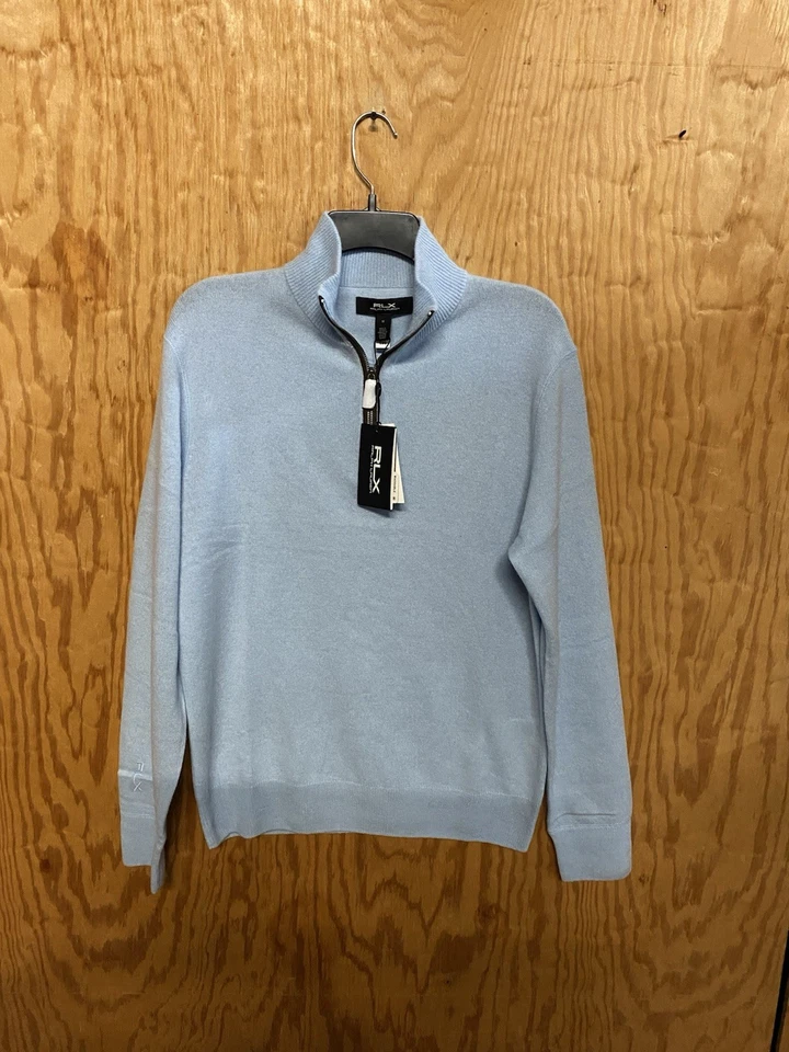 RLX Ralph Lauren Men’s Medium Golf Half Zip 100% Cashmere Sweater $368 - Image 3 of 4