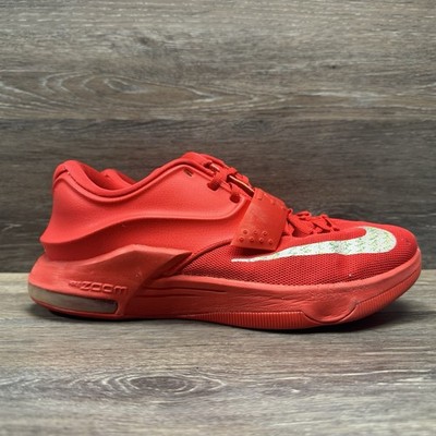 Nike KD 7 Global Game Shoes Men Size 10.5 Kevin Durant Red Basketball Sneakers