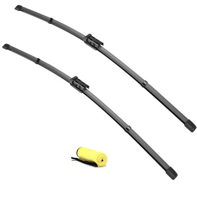 Windshield Wipers 24''+20''（Top Lock 16mm,Set of 2) replacement for Audi A4 A5 ...