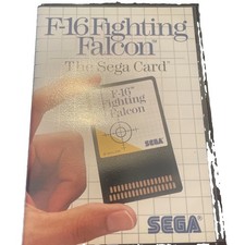F-16 Fighting Falcon Sega Master System - CIB W/ Manual & Catalog