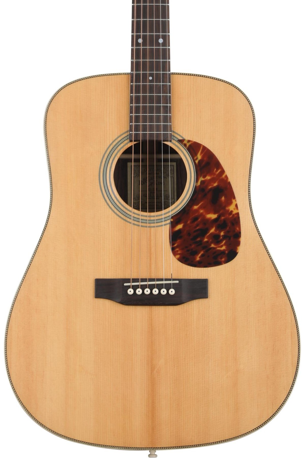 Запись акустической гитары King Tonewood Reserve RD-328 Dreadnought - Натуральная
