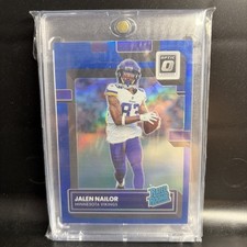 2022 Panini Donruss Optic Blue Prizm Rated Rookie #297 Jalen Nailor RC #d 83/179