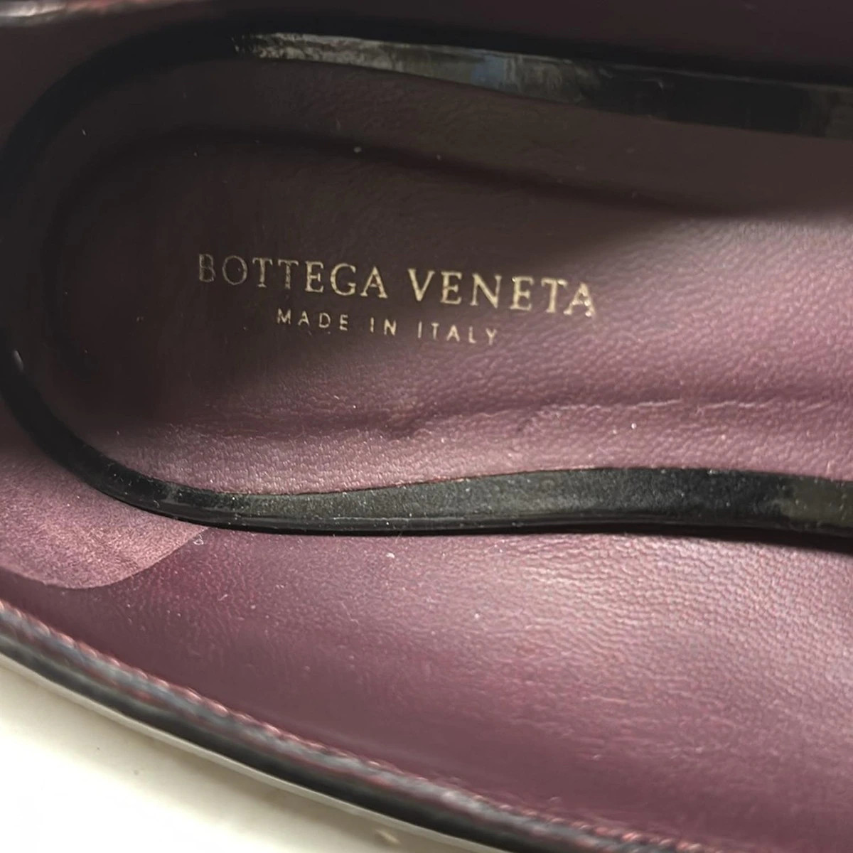 BOTTEGA VENETA - Black Patent Leather Cotton Women's Pumps thumbnail 5