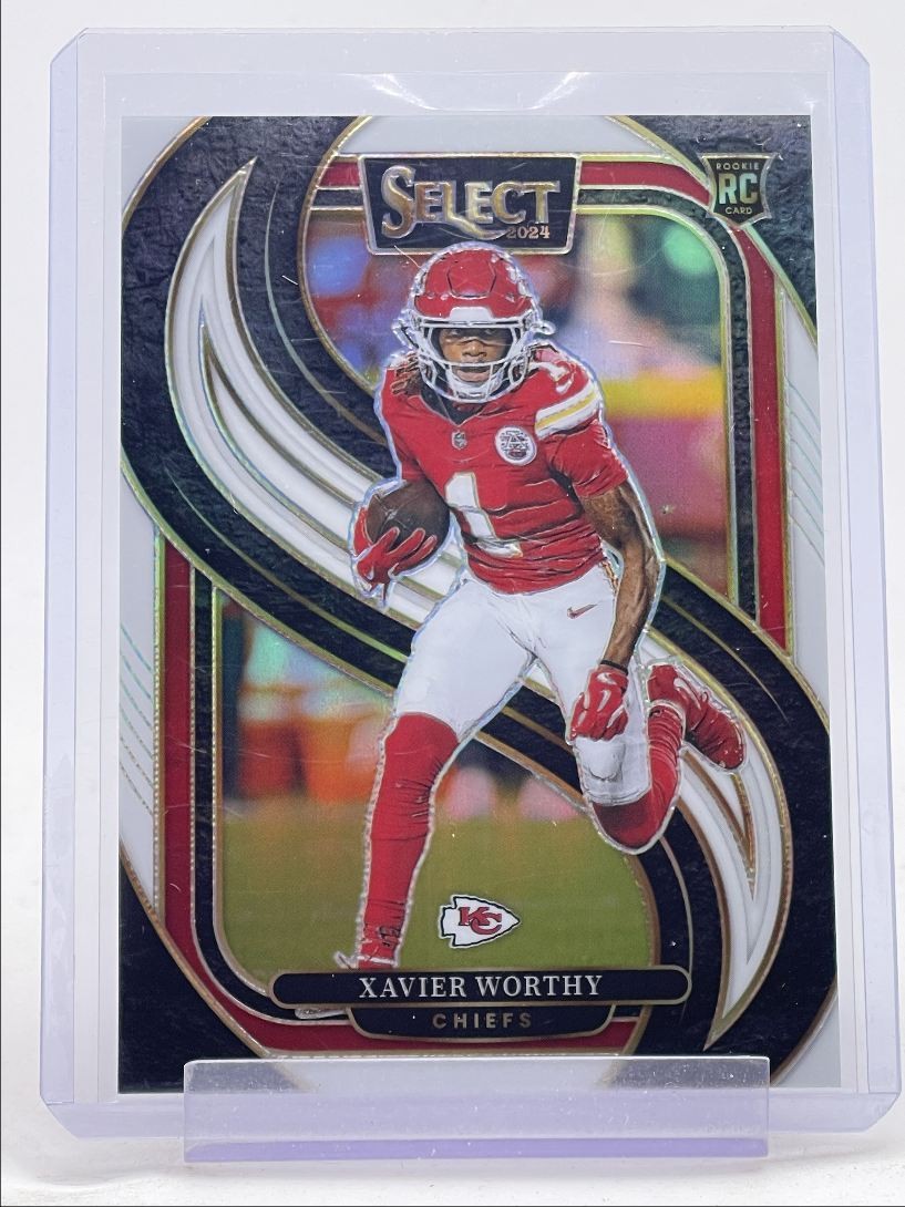 XAVIER WORTHY 2024 SELECT PREMIER LEVEL ROOKIE WHITE PRIZM RC /35 Q0154