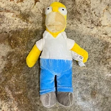 The Simpsons 2005 NANCO 12” Homer Simpson Plush Stuffed Doll 20th Century Fox